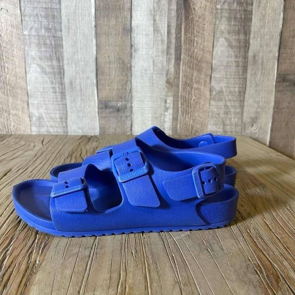 Birkenstock Kids Blue EVA Two-Strap Sandals